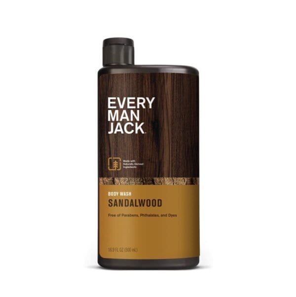 Every Man Jack Body Wash and Shower Gel Sandalwood - 500mL