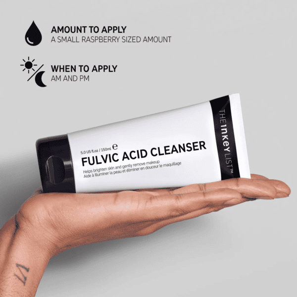 the inkey list fulvic acid cleanser application guidelines.