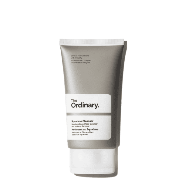The Ordinary squalane cleanser bottle.
