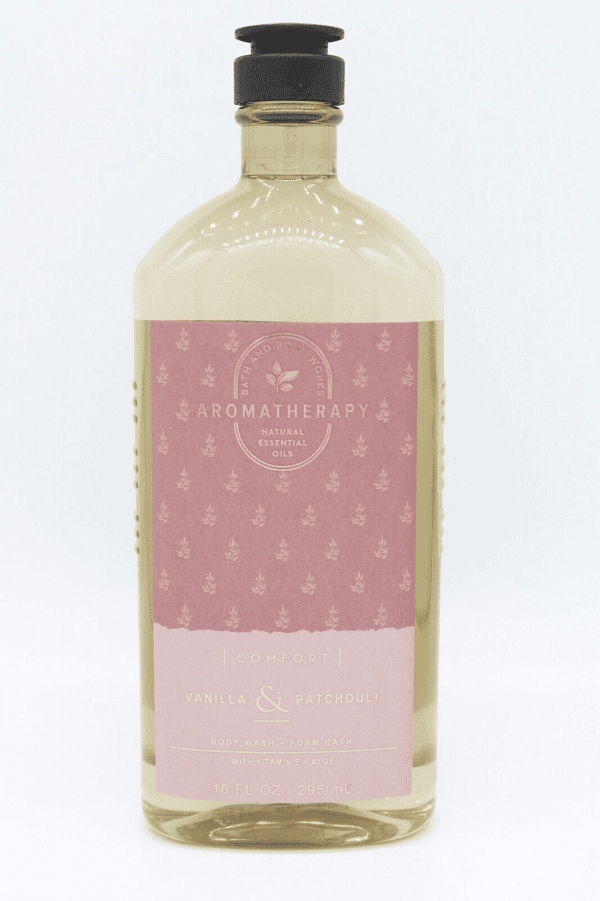 Bath and Body Works Vanilla Patchouli Body wash bottle