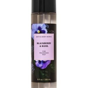 Bath and Body Works Blackberry Basil body spray bottle