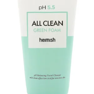 Tube of heimish all clean green foam, 150ml.