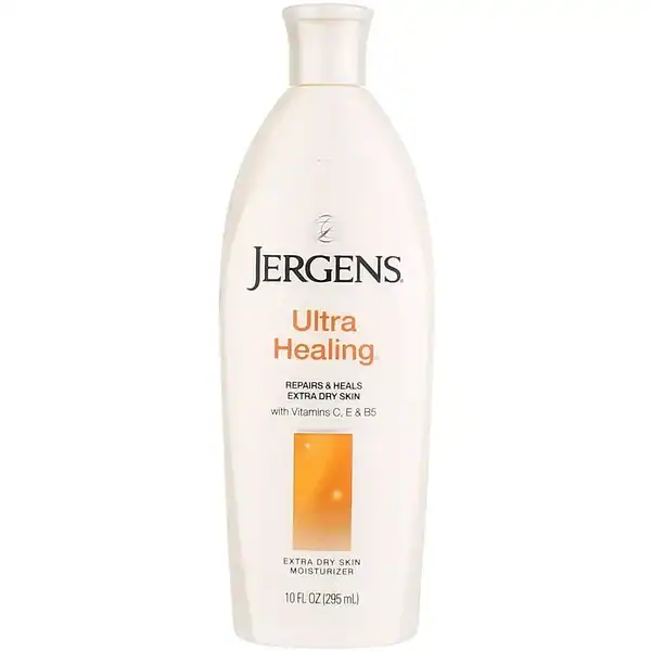 Bottle of jergens ultra healing moisturizer lotion, 295ml.