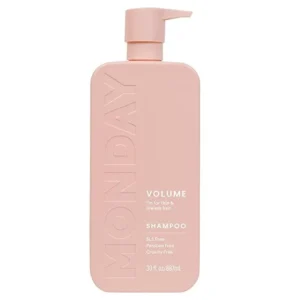 Bottle of Monday shampoo, 887ml.