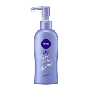Bottle of nivea uv super water gel spf 50 pa, 125g.