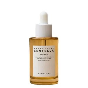 Eye dropper bottle of skin 1004 madagascar centella calming hydrating ampoule, 100ml.