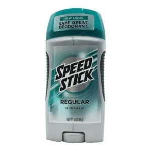 Stick of regular speed stick deodorant, 85g.