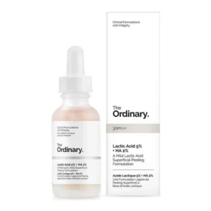 Bottle of the ordinary lactic acid 5 percent + HA, 30ml.